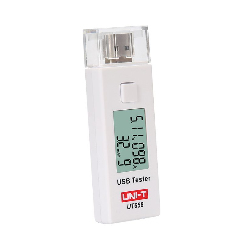 Tester Mufe USB Uni-T UT658, Tensiune 3-9V, Curent 0-3A, Capacitate 9999mAh, Iluminare LCD [3]