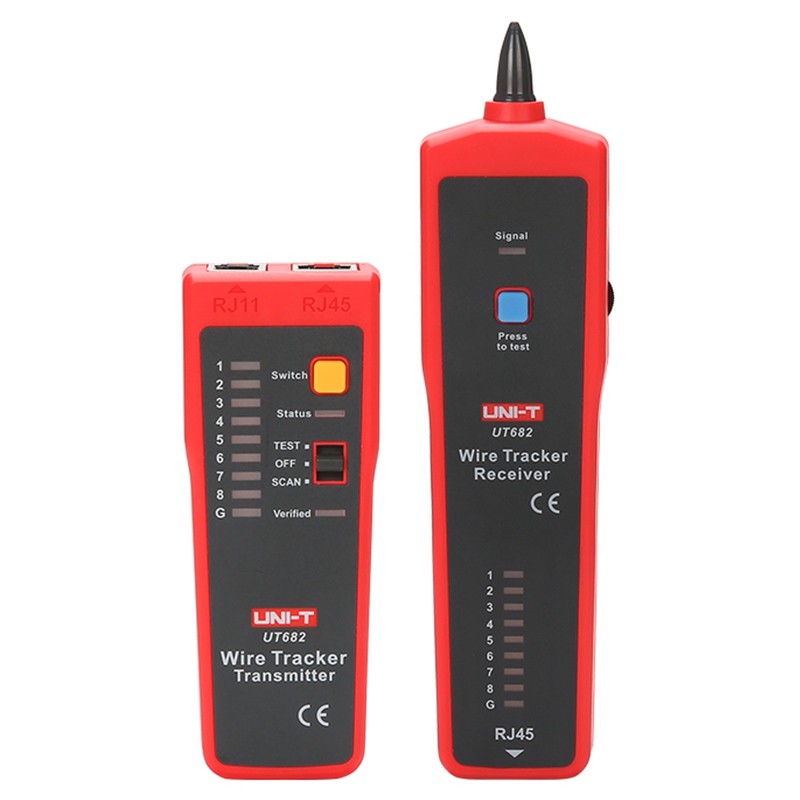 Tester Continuitate Cablu Uni-T UT682, Cablu Ethernet Telefon BNC, Scurtcircuit Circuit Deschis [1]