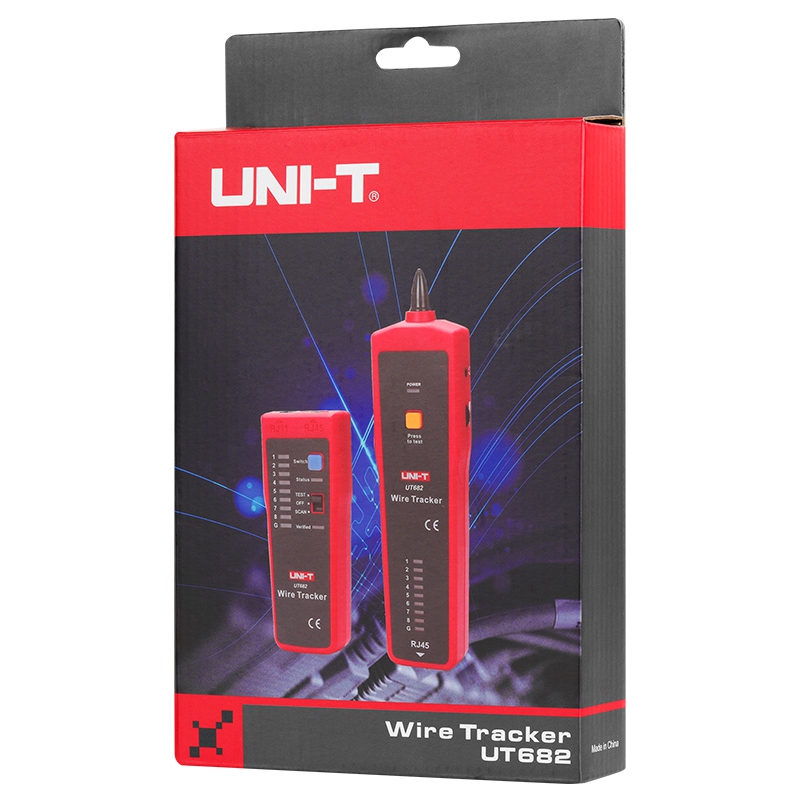 Tester Continuitate Cablu Uni-T UT682, Cablu Ethernet Telefon BNC, Scurtcircuit Circuit Deschis [5]