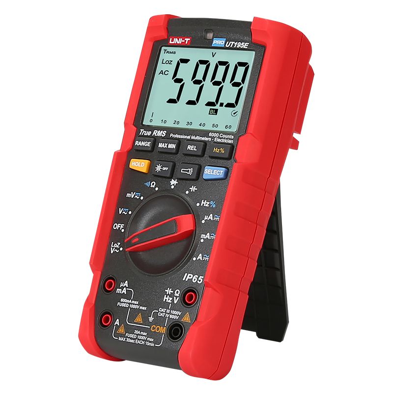 Multimetru Digital Uni-T UT195E, True RMS, Frecventa 10MHz, LoZ, Capacitate, CAT III, Autoscalare, MAX/MIN, IP54 [2]