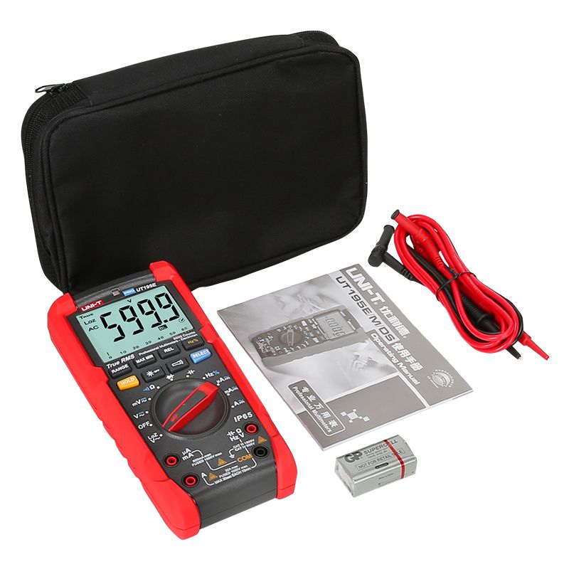 Multimetru Digital Uni-T UT195E, True RMS, Frecventa 10MHz, LoZ, Capacitate, CAT III, Autoscalare, MAX/MIN, IP54 [5]