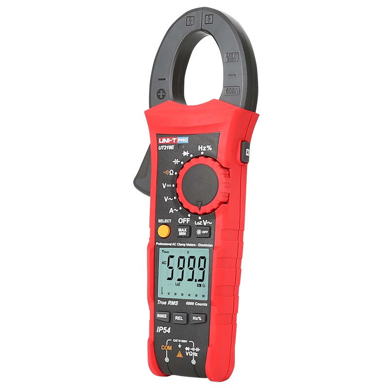 Clampmetru Digital Uni-T UT219E, 600A AC, True RMS, Frecventa 10MHz, Capacitate 60mF, LoZ, IP54, CAT III 600V [5]