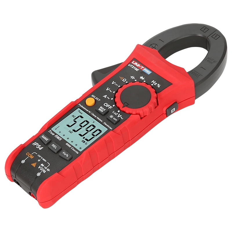 Clampmetru Digital Uni-T UT219E, 600A AC, True RMS, Frecventa 10MHz, Capacitate 60mF, LoZ, IP54, CAT III 600V [6]