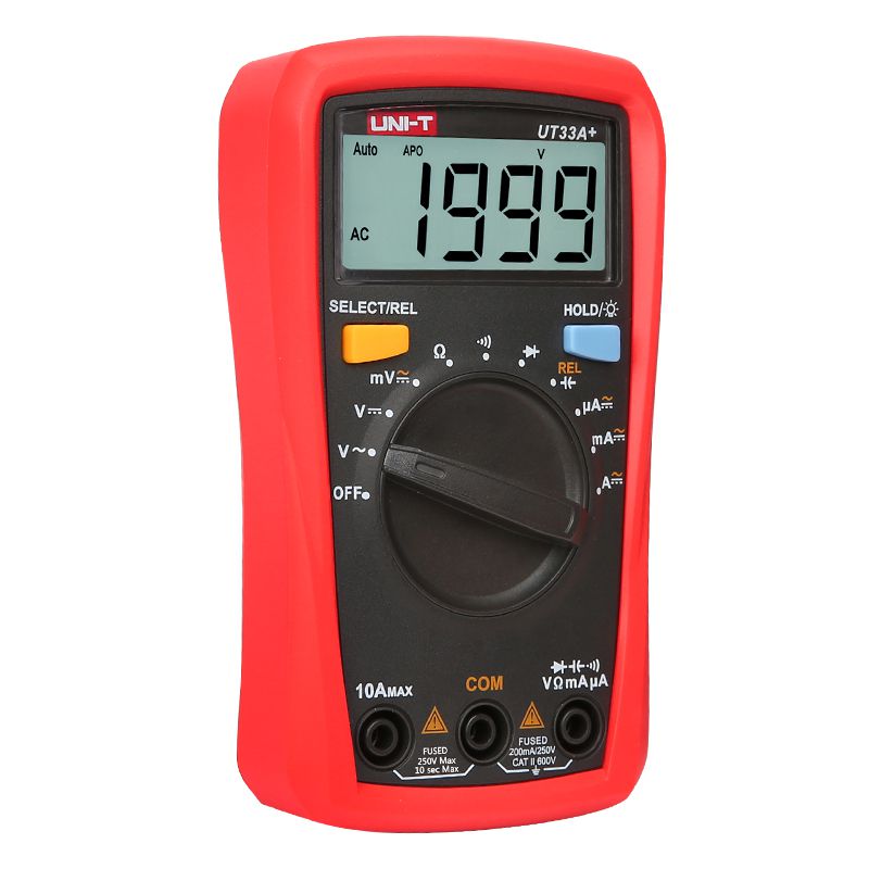Multimetru Digital Uni-T UT33A+, Capacitate 2mF, Autoscalare, Testare Diode, Buzzer, Iluminare Automata, Compact [3]