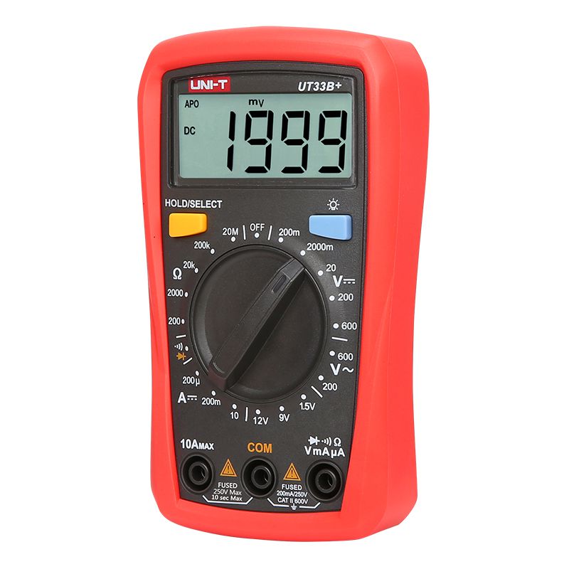 Multimetru Digital Uni-T UT33B+, Testare Baterie, Autoscalare, Testare Diode, Buzzer, Iluminare Automata, Compact [6]