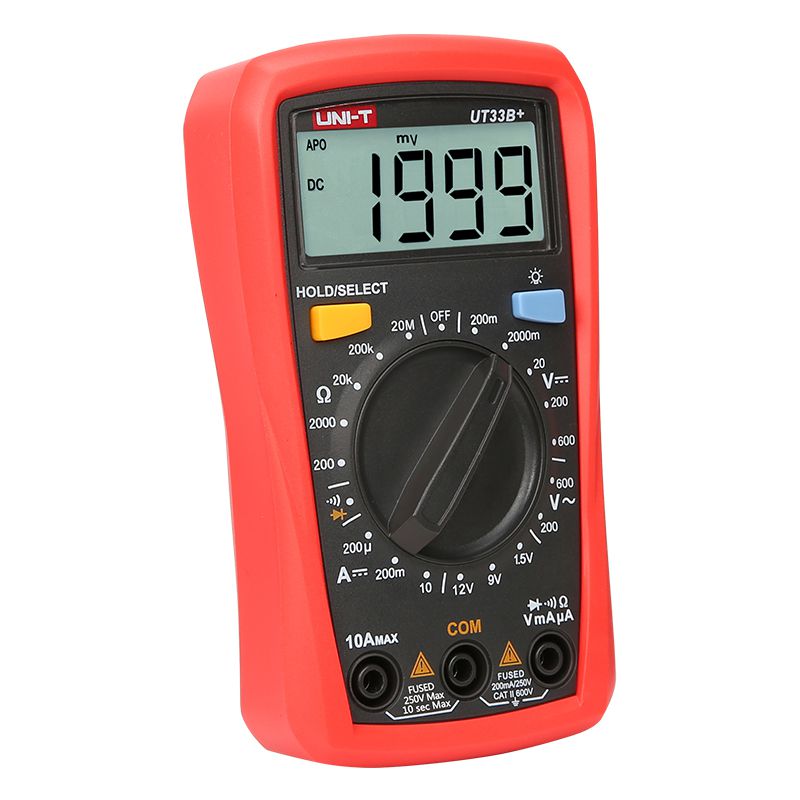Multimetru Digital Uni-T UT33B+, Testare Baterie, Autoscalare, Testare Diode, Buzzer, Iluminare Automata, Compact [7]