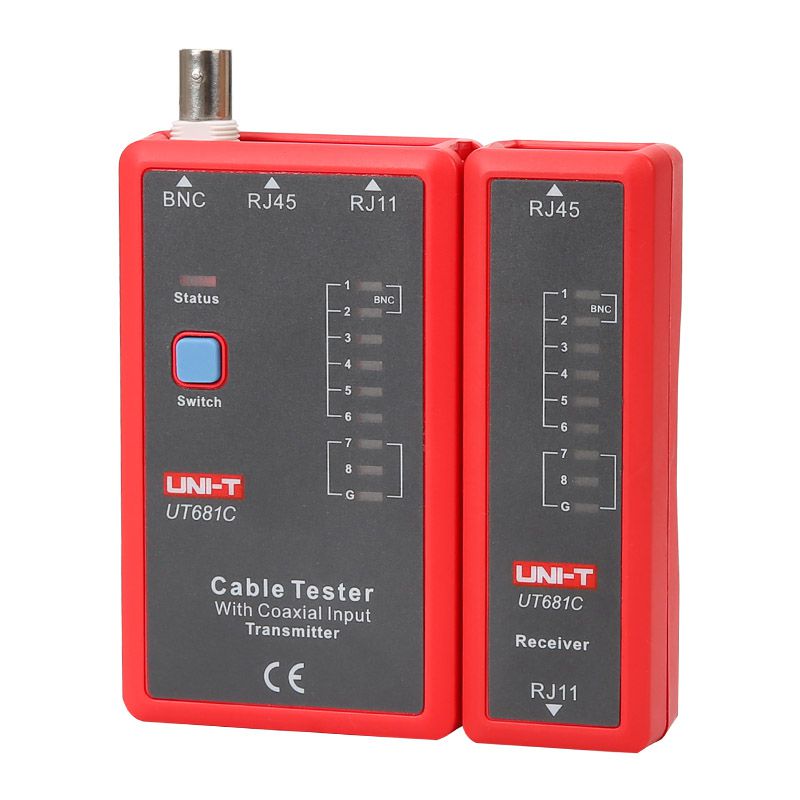 Tester Cabluri Uni-T UT681C, Ethernet RJ45 RJ11 BNC HDMI, Scurtcircuit Circuit Deschis Incrucisate [4]
