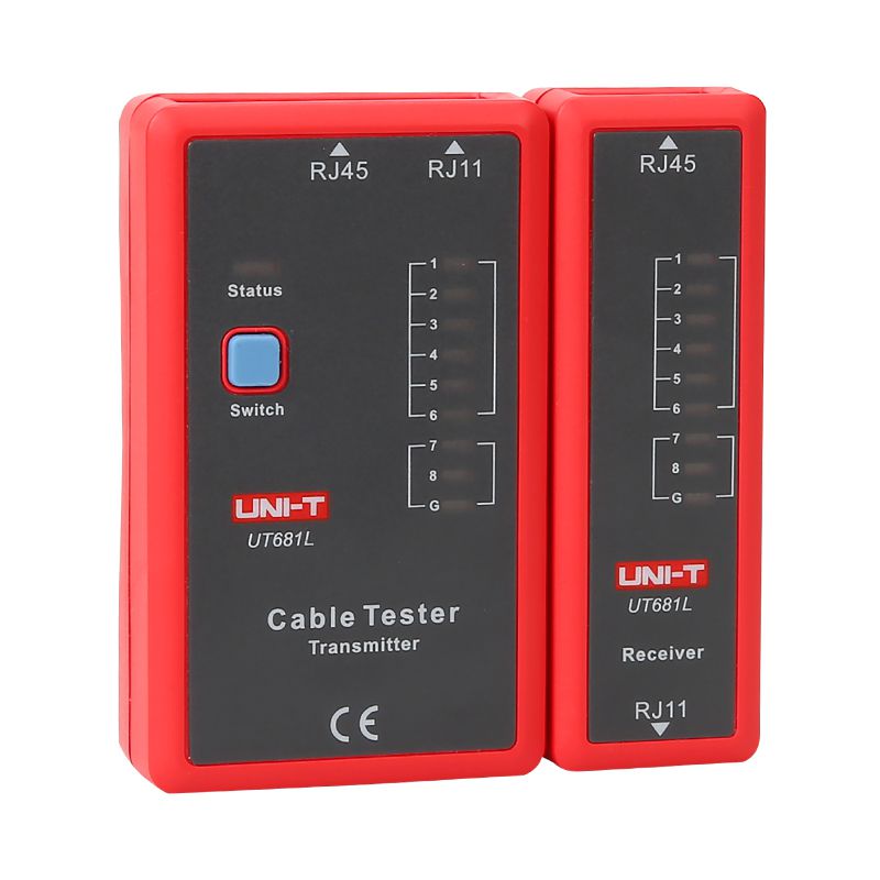 Tester Cabluri Uni-T UT681L, Ethernet RJ45 RJ11 BNC, Continuitate, Scurtcircuit, Incrucisate [4]
