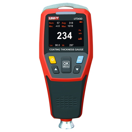Testere - Tester Grosime Vopsea Uni-T UT343D, Masurare Caroserie Auto, USB, Memorie, Afisaj LCD