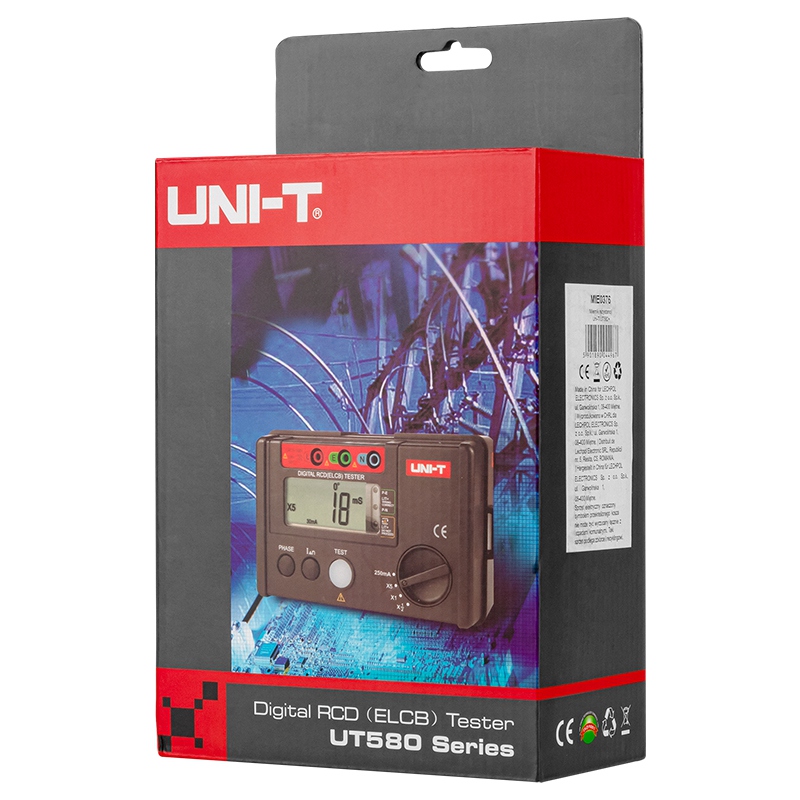Multimetru Digital Uni-T UT582, Frecventa 200MHz, Capacitate, Tensiune DC/AC, Curent, Rezistenta, Autoscalare [4]