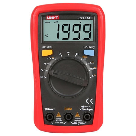 Multimetre Portabile - Multimetru Digital Uni-T UT131A, Autoscalare, Capacitate 100µF, Tensiune DC/AC, Curent, Rezistenta, Testare Diode