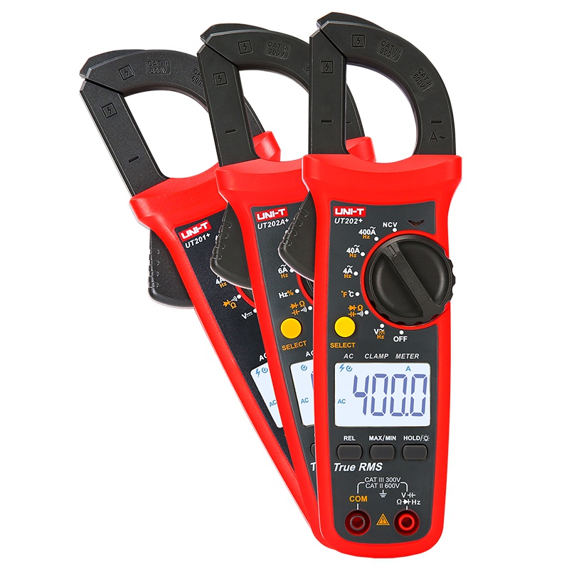 Clampmetru Digital Uni-T UT202, True RMS, Autoscalare, 600A AC, Capacitate, Frecventa, Testare Diode, Buzzer [5]