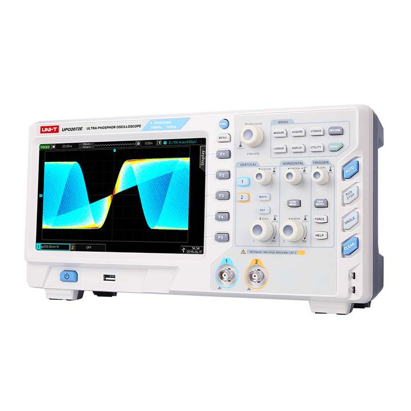 Osciloscop Digital Uni-T UPO2072E, 2 Canale, 70MHz, 1GSa/s, USB, Afisaj 8 inch [1]