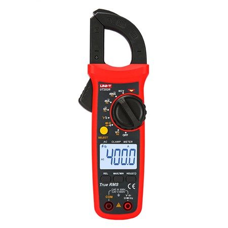 Clampmetre - Clampmetru Digital Uni-T UT202R, True RMS, Temperatura 1000°C, 600A AC, NCV, Rezistenta, Frecventa, Iluminare