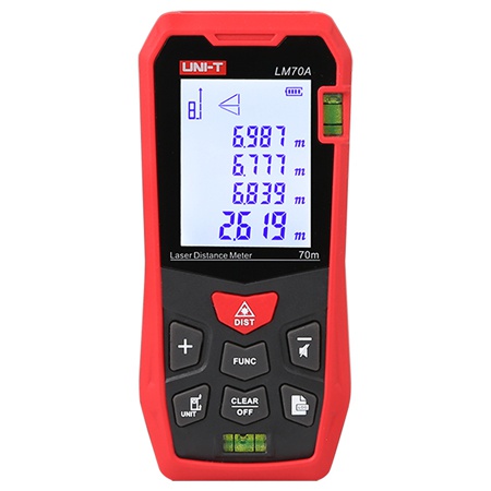 Telemetre - Telemetru Digital Laser Uni-T LM70A, Masurare Distanta 0.05-70m, Afisaj LCD, Portabil