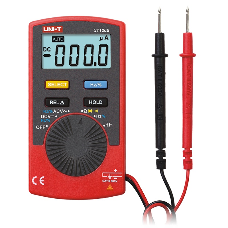 Multimetru Digital Uni-T UT120B, Temperatura 1000°C, Frecventa 10MHz, Capacitate, Tensiune DC/AC 600V, Continuitate [1]