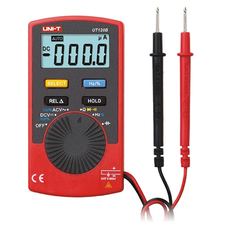 Multimetre Portabile - Multimetru Digital Uni-T UT120B, Temperatura 1000°C, Frecventa 10MHz, Capacitate, Tensiune DC/AC 600V, Continuitate