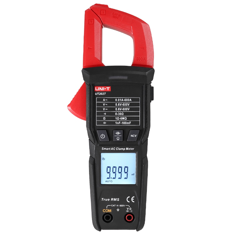 Clampmetru Digital Uni-T UT219DS, 600A AC, True RMS, Autoscalare, Temperatura, CAT III 600V, IP54, Iluminare [1]