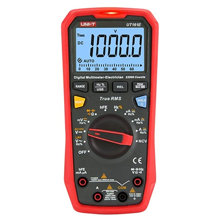 Testere - Tester Rezistenta Izolatie Uni-T UT161E, True RMS, USB, CAT IV 600V, Izolatie, Impedanta Linie, Succesiune Faze