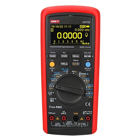 Multimetre Portabile - Multimetru Digital Uni-T UT171C, USB, Temperatura 1000°C, True RMS, Frecventa 60MHz, CAT III 1000V, Autoscalare