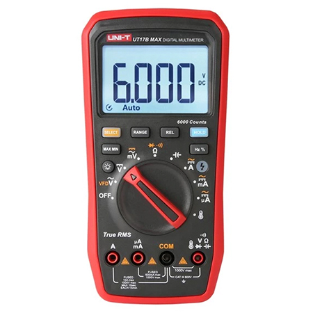 Multimetre Portabile - Multimetru Digital Uni-T UT17B, Temperatura 1000°C, Frecventa, NCV, True RMS, CAT III 600V, Autoscalare