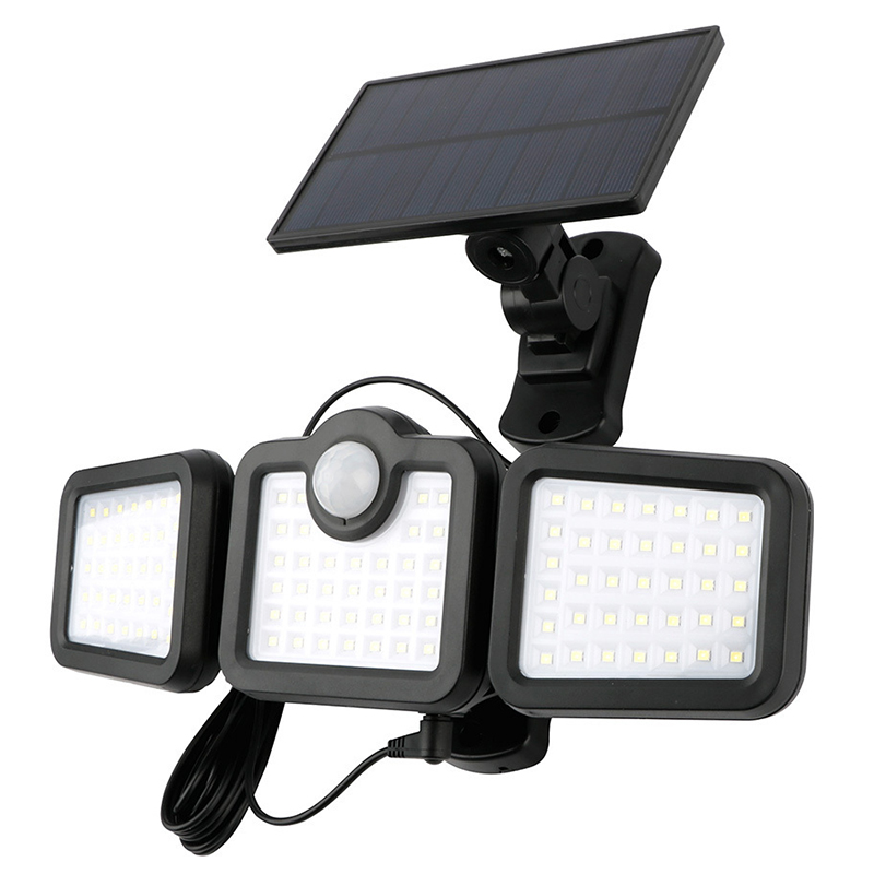 Iluminat solar - Lampa LED solara 10W 6000K cu senzor de miscare PIR si telecomanda IP65