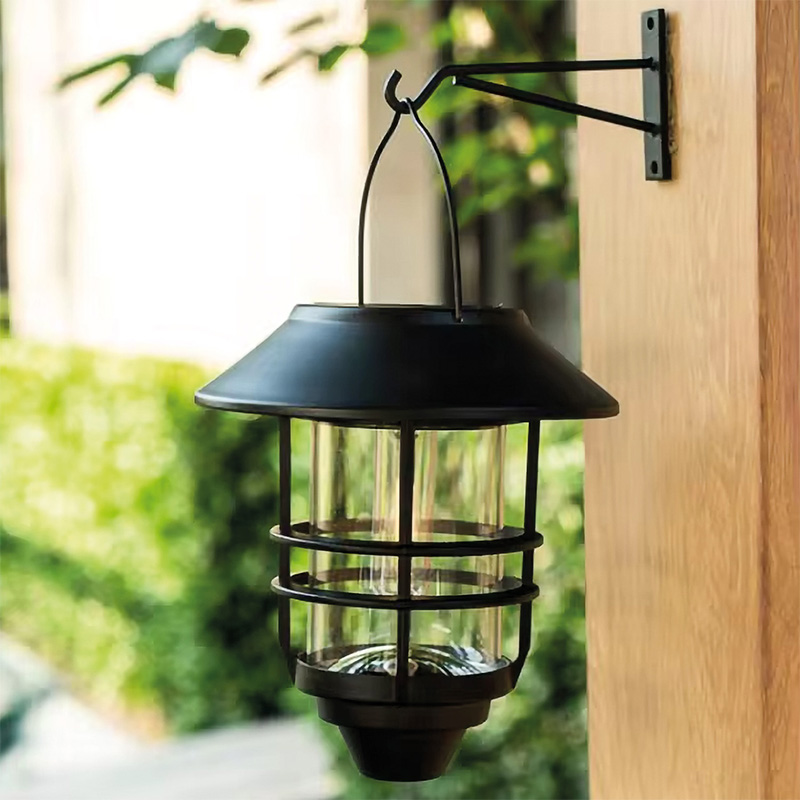 Lampa LED solara decorativa 3000K IP44 cu filament pentru gradina si terasa [2]