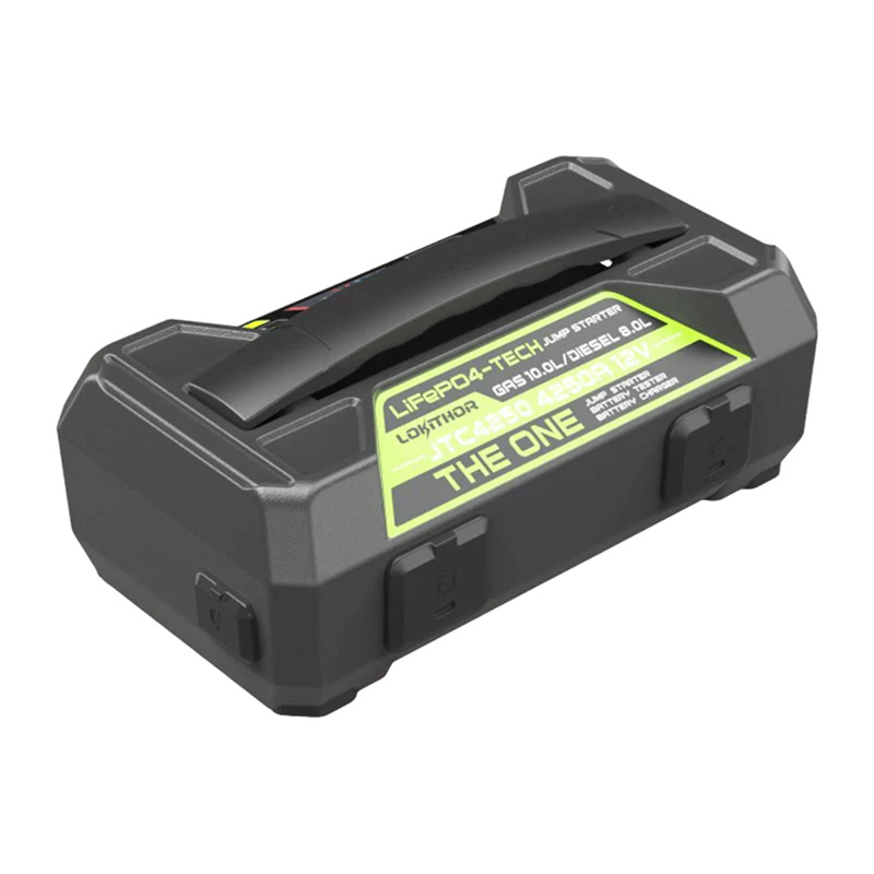 Booster auto LOKITHOR JTC4250, 4250 A, 89,6 Wh, cu încărcător și tester de baterii [2]