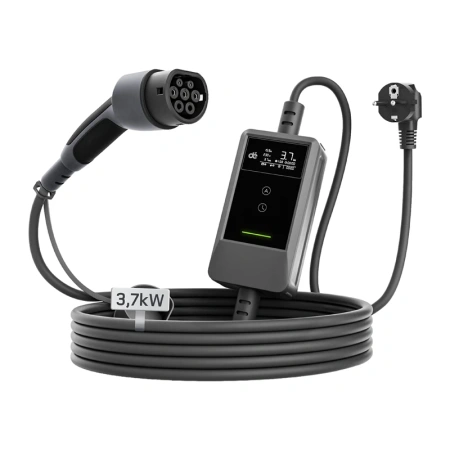 Statii de incarcare vehicule electrice - Încărcător portabil pentru vehicule electrice 3 kW, cu cablu de 10 m