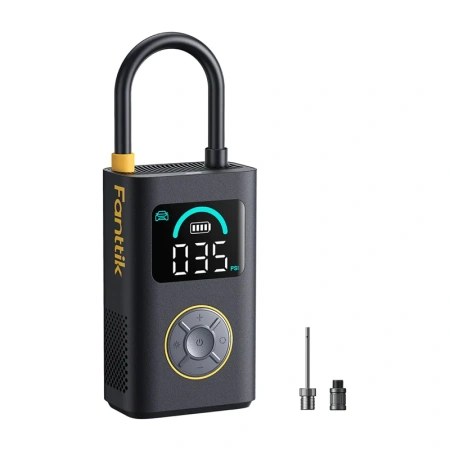 Pompa electrica fara fir Fanttik X10 Pro Max pentru anvelope, presiune de pana la 150 PSI, oprire automata si afisaj digital [1]
