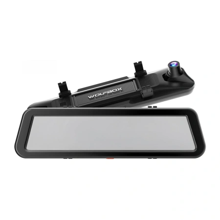 Camera auto tip oglinda WOLFBOX G900TriPro Cabin, 3 camere, 4K + 2.5K + Full HD, Wi-Fi si GPS, ecran tactil de 12″ [1]