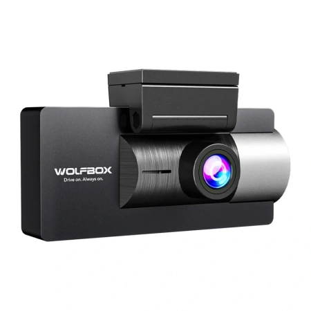 Camera auto WOLFBOX i17, 3 canale, 4K + 2x Full HD 1080p, Wi-Fi, GPS, vedere nocturna IR, ecran de 3″, card de memorie 64 GB [1]