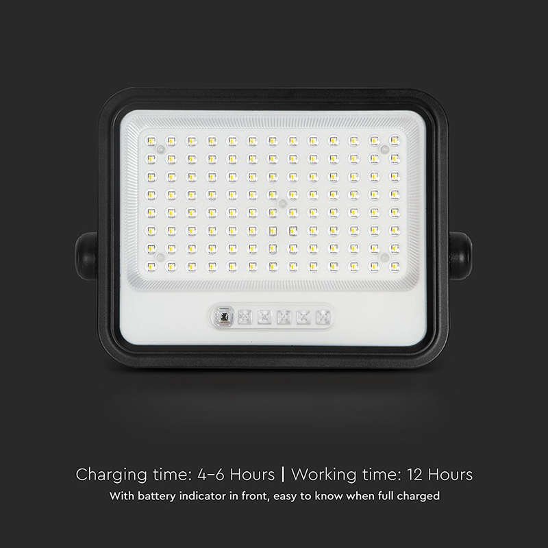 Proiector LED solar 200W exterior 7 in 1 dimabil IP65 cu telecomanda [10]