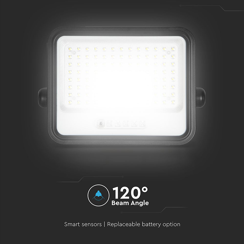 Proiector LED solar 200W exterior 7 in 1 dimabil IP65 cu telecomanda [11]