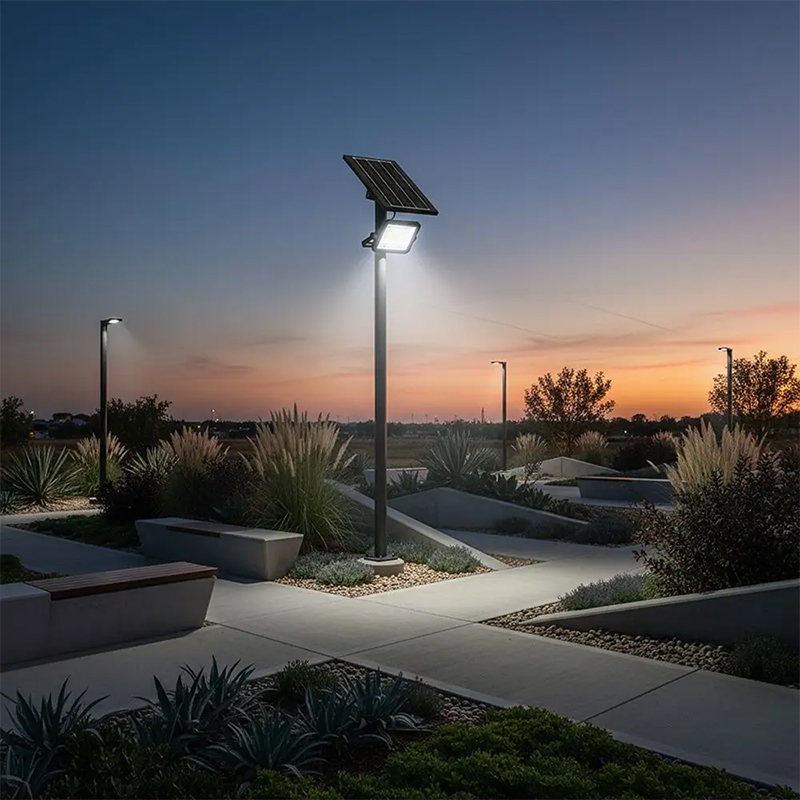 Proiector LED solar 30W exterior 4800lm 3 in 1 IP65 cu lumina rece si neutra [14]