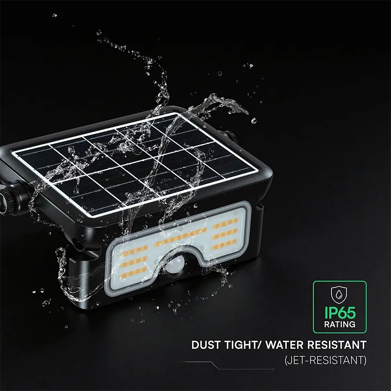 Proiector LED solar 7W exterior 3 in 1 IP65 cu lumina reglabila [5]