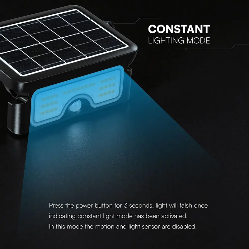 Proiector LED solar 7W exterior 3 in 1 IP65 cu lumina reglabila [3]