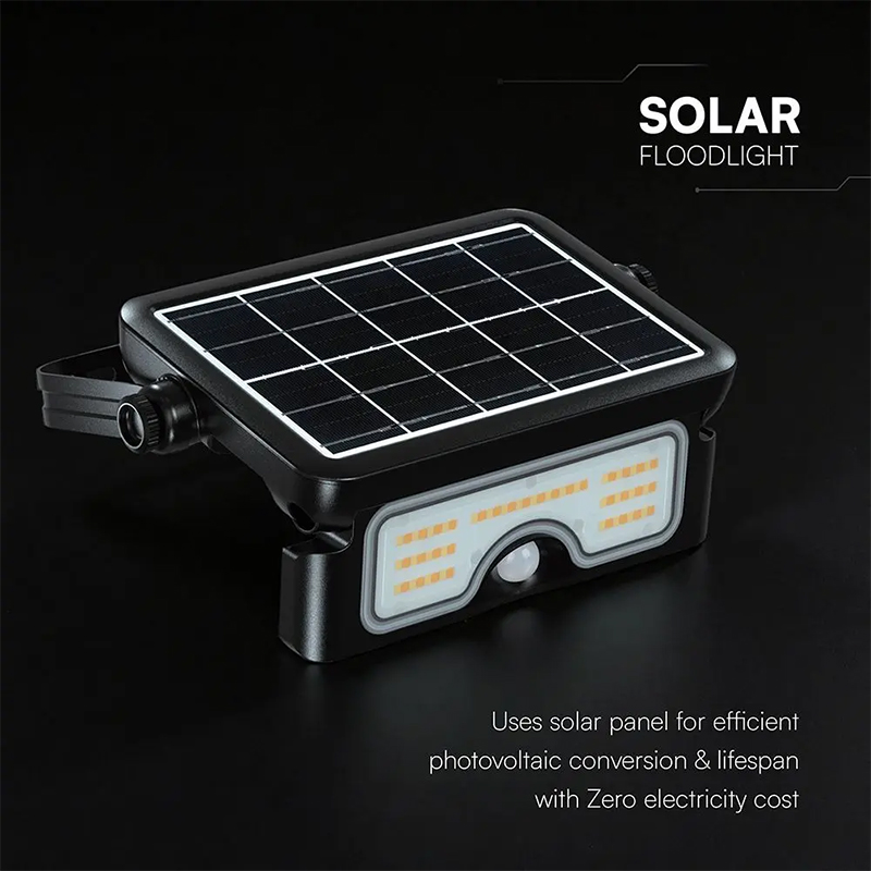 Proiector LED solar 7W exterior 3 in 1 IP65 cu lumina reglabila [6]