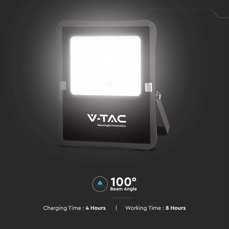 Proiector LED solar 6W 6400K IP65 pentru exterior cu panou solar [7]