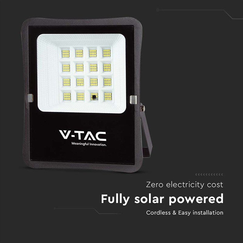 Proiector LED solar 15W 6400K IP65 pentru exterior cu panou solar [4]