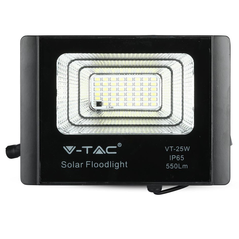 Proiector LED solar 12W 6000K IP65 pentru exterior cu panou solar [5]