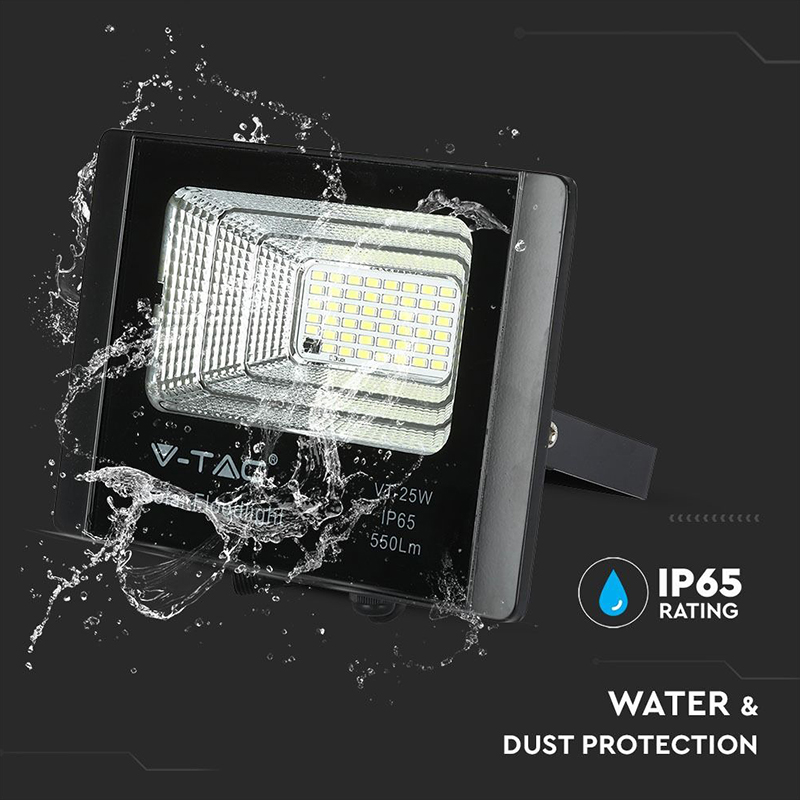 Proiector LED solar 12W 6000K IP65 pentru exterior cu panou solar [10]