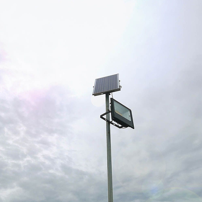 Proiector LED solar 16W 6000K IP65 cu telecomanda si panou solar [15]
