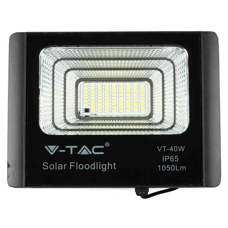 Proiector LED solar 16W 6000K IP65 cu telecomanda si panou solar [3]