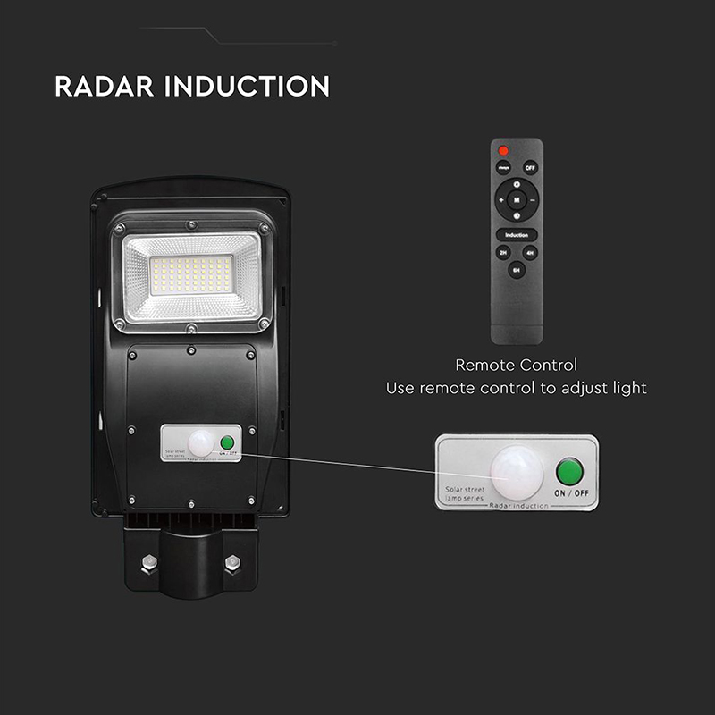 Corp iluminat stradal solar LED 6W 6400K IP65 pentru exterior, Alb rece [9]