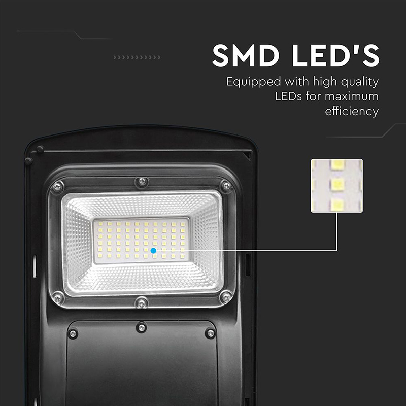 Corp iluminat stradal solar LED 6W 6400K IP65 pentru exterior, Alb rece [6]