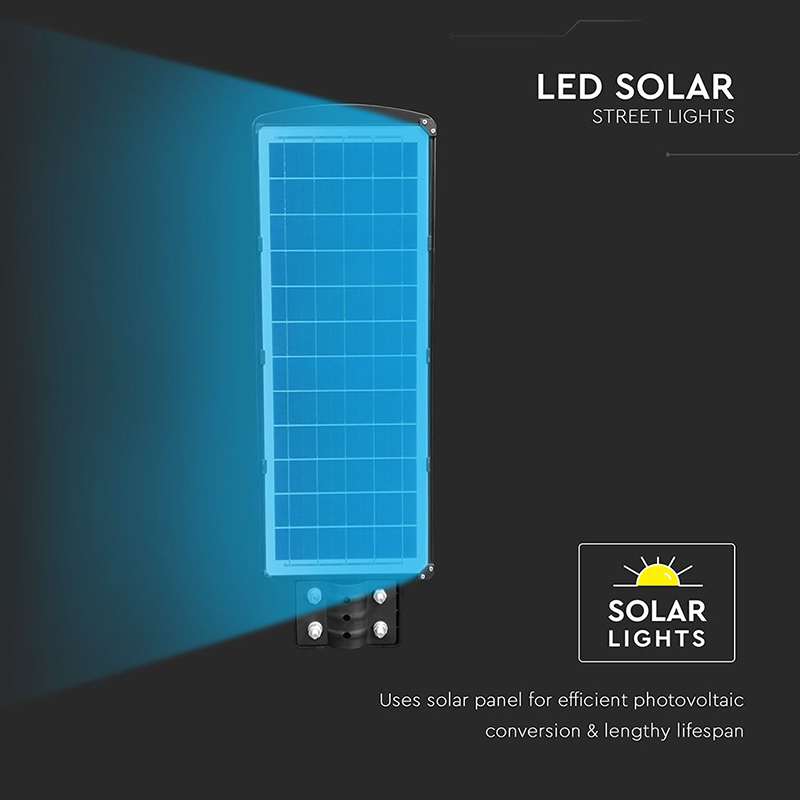 Corp iluminat stradal solar LED 12W 6400K IP65 pentru exterior, Alb rece [5]