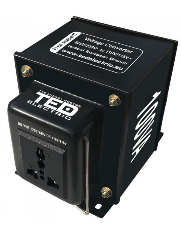 Transformatoare de tensiune - Transformator de tensiune, Convertor de la 220V la 110V si Reversibil 100VA 100W