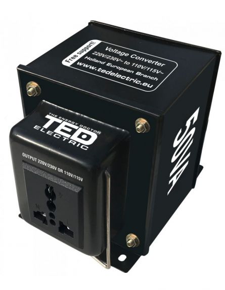 Transformator de tensiune, Convertor de la 220V la 110V si Reversibil 50VA 50W [1]