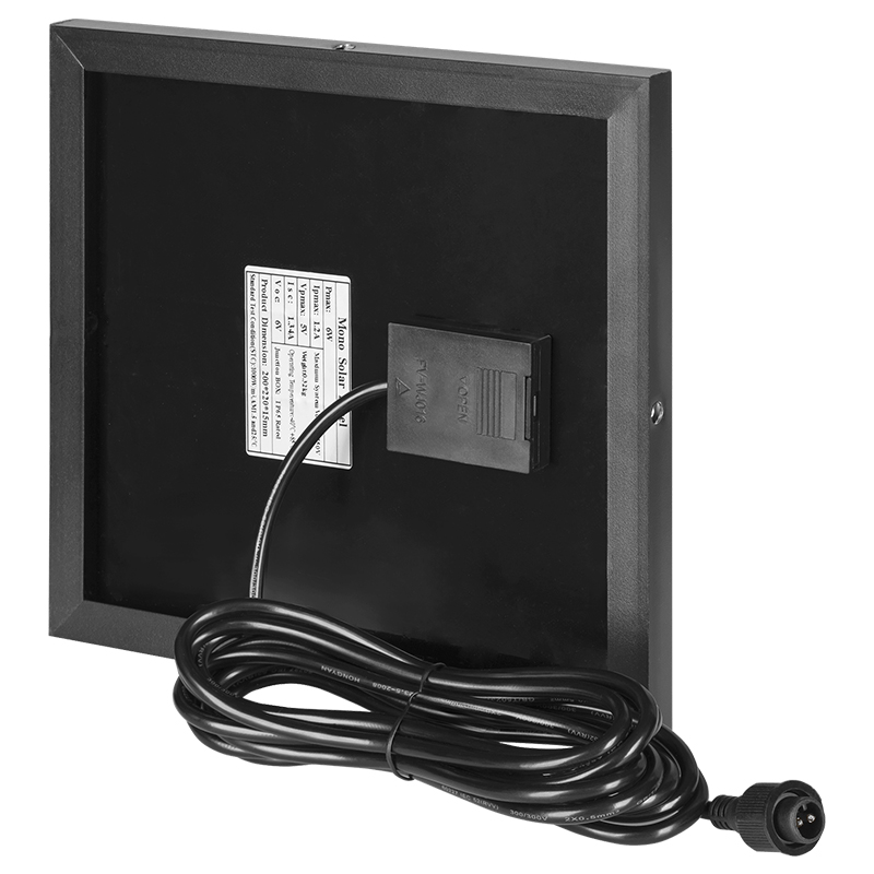Proiector LED solar 60W 6800K cu panou solar si telecomanda [4]